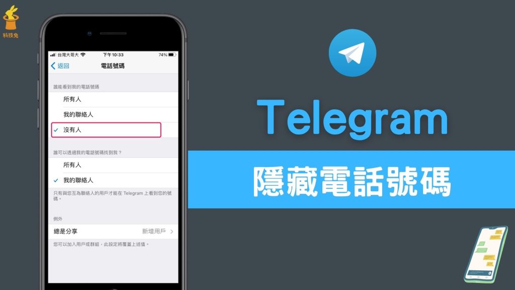 不想暴露号码？教你在Telegram隐藏手机号